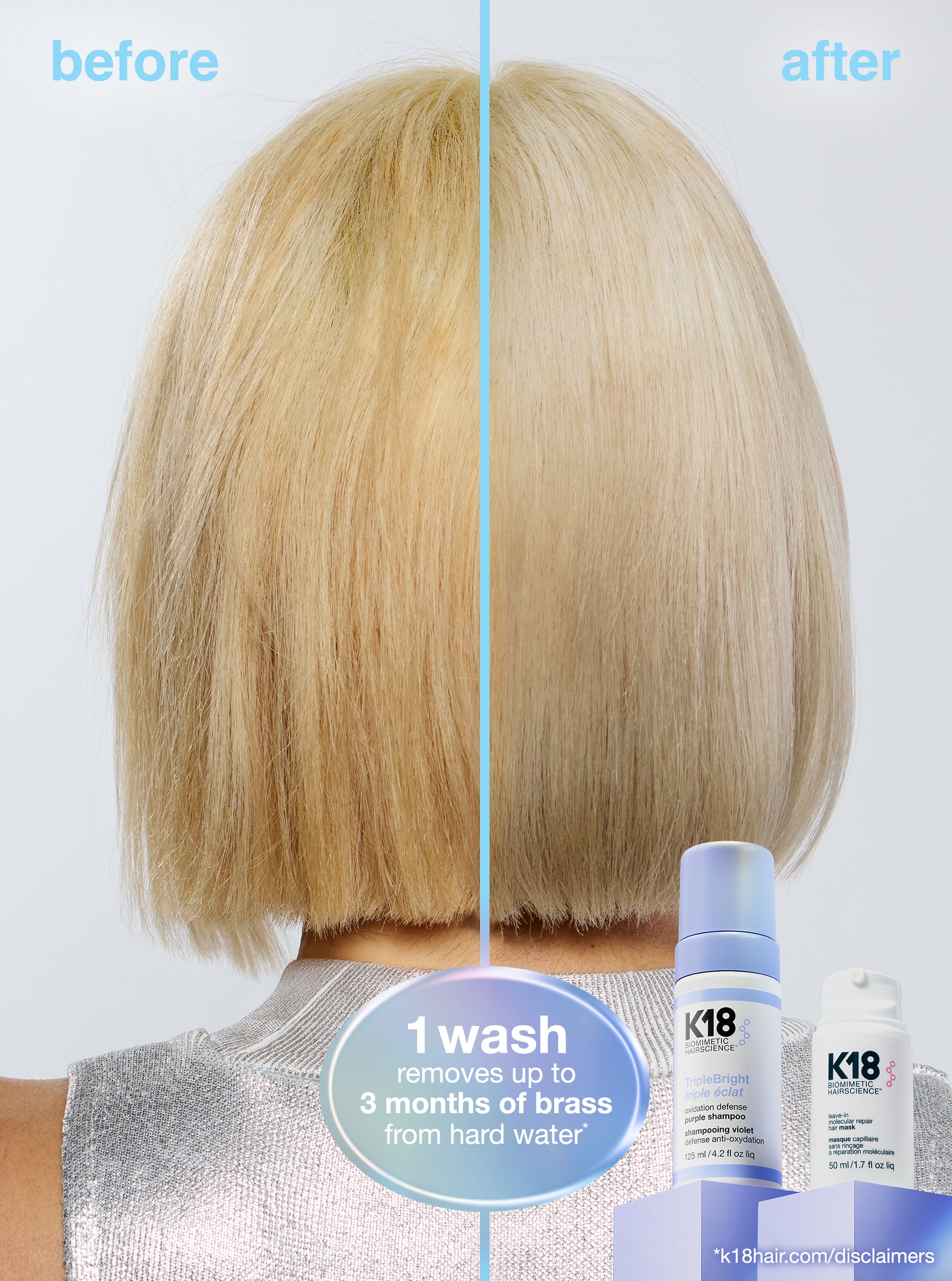 TripleBright oxidation defense purple shampoo 125ml
