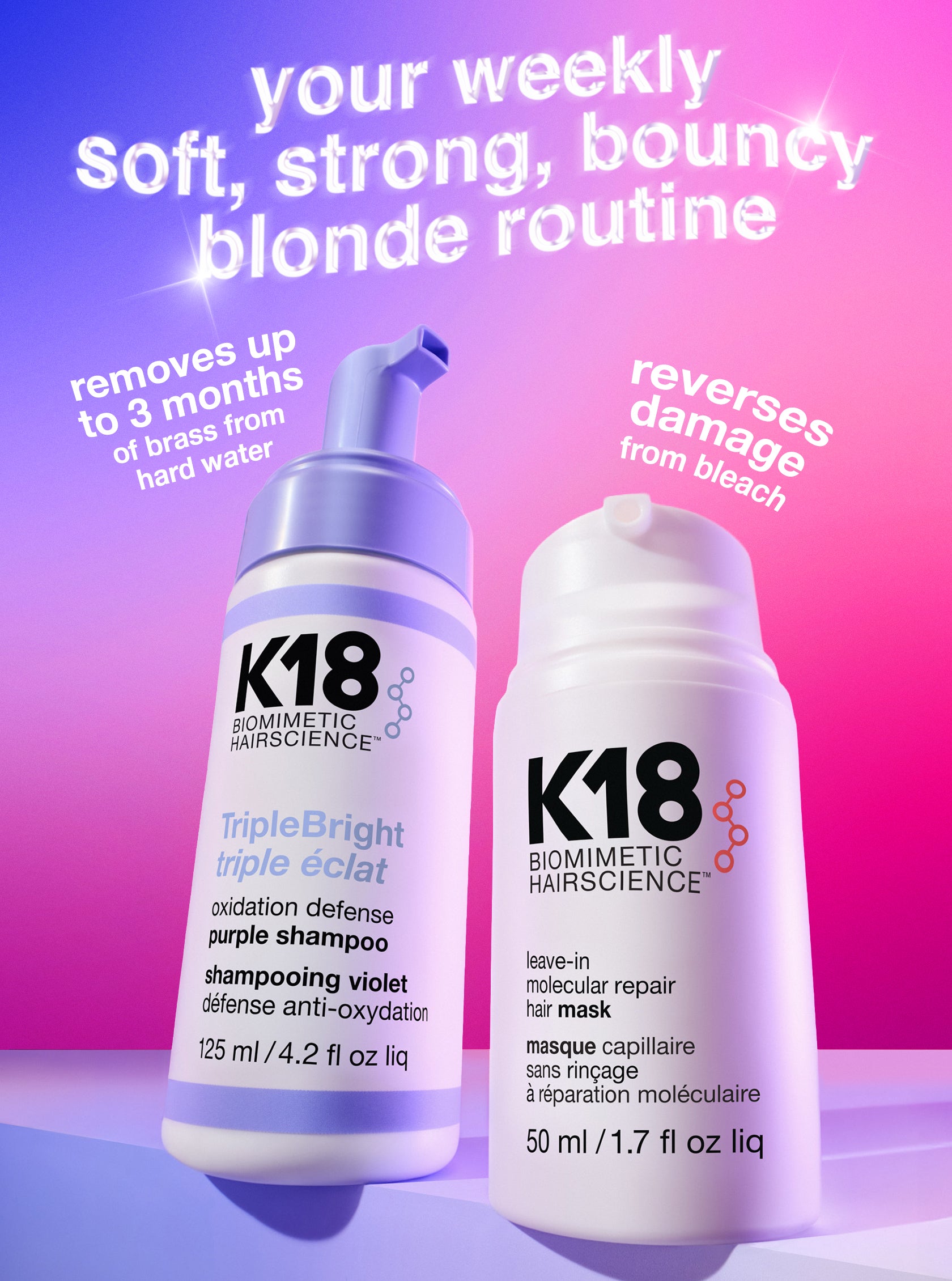TripleBright oxidation defense purple shampoo 125ml